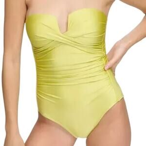 Calvin Klein Yellow One Piece Swimsuit